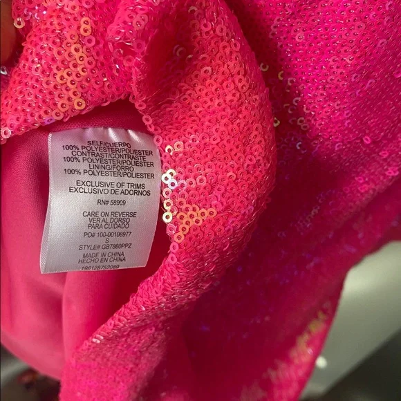 Gianni Bini Pink Sequin Fun Birthday Party Dress NWoTs - Picture 14 of 15